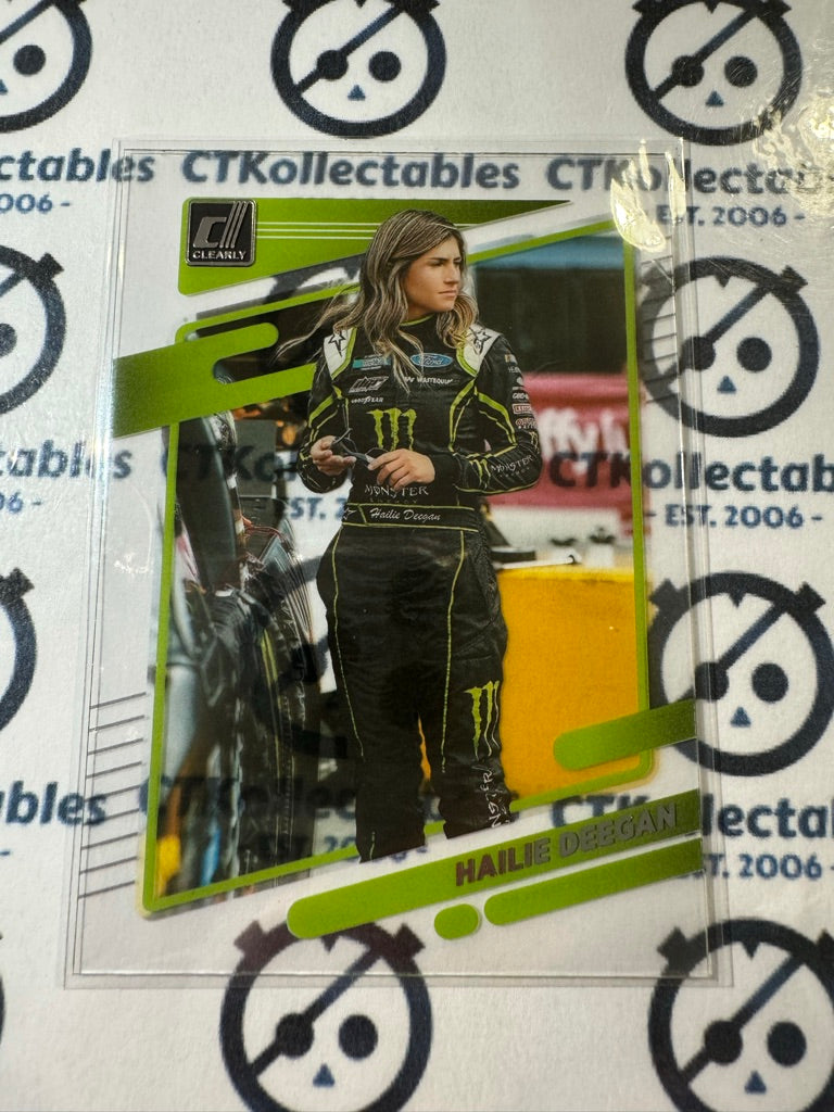 2022 Panini NASCAR Chronicles Clearly Donruss Hailie Deegan #2