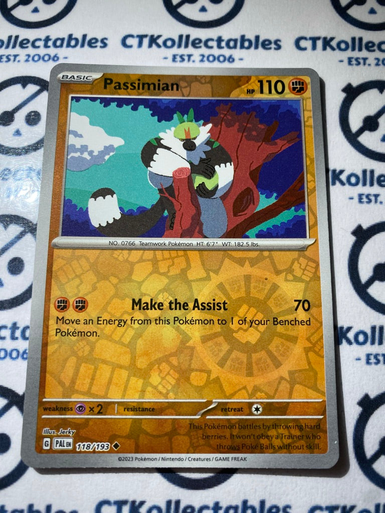 Passimian Reverse Holo #118/193 2023 Paldea Evolved Pokemon Card