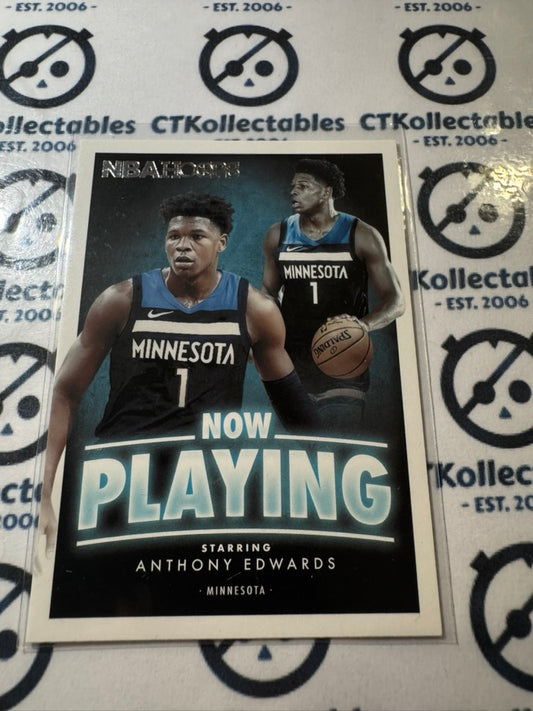 2020-21 NBA Panini Hoops Anthony Edwards Now Playing RC #SS-6 Timberwolves
