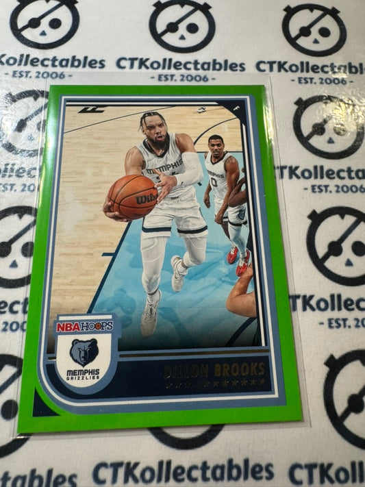 2022-23 NBA Panini Hoops Dillon Brooks Neon Green #135 Memphis