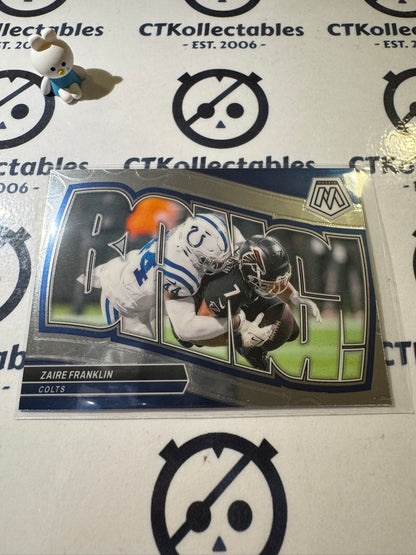 2024 PANINI NFL MOSAIC ZAIRE FRNAKLIN BANG!  #7 COLTS
