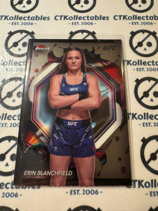 2024 UFC Topps Finest Erin Blanchfield #205 Rare Flyweight