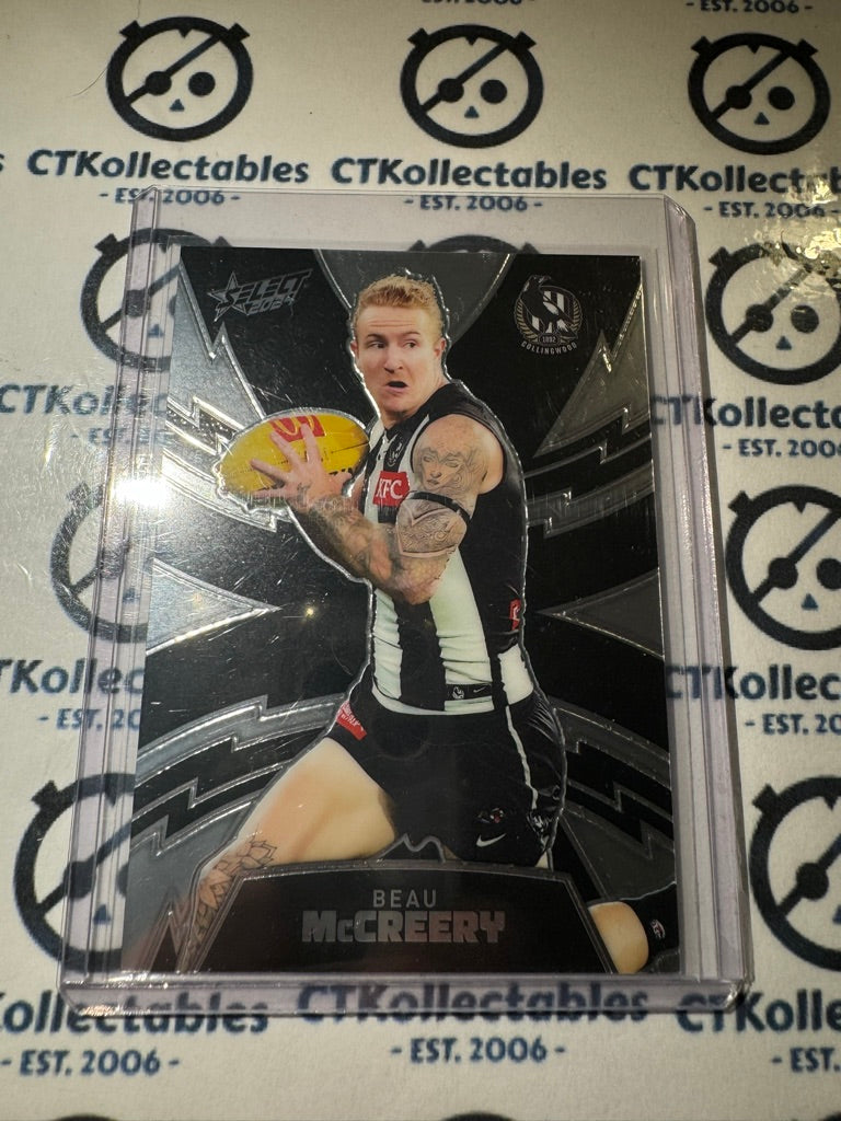 2024 AFL Footy Stars Thunderbolt LT80 Beau Mcreery #379/599 Magpies