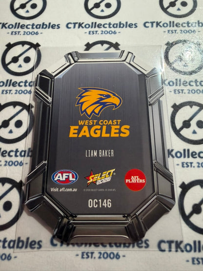 2026 Select AFL Footy Stars Octane Die-Cut Liam Baker OC146 Eagles