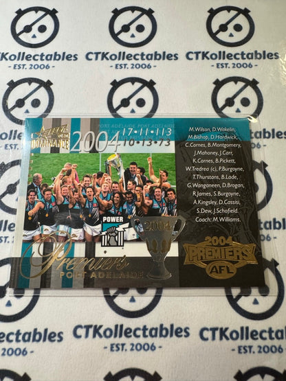 2020 AFL Dominance Port Adelaide Premiership commemorative #180/275 "2004"