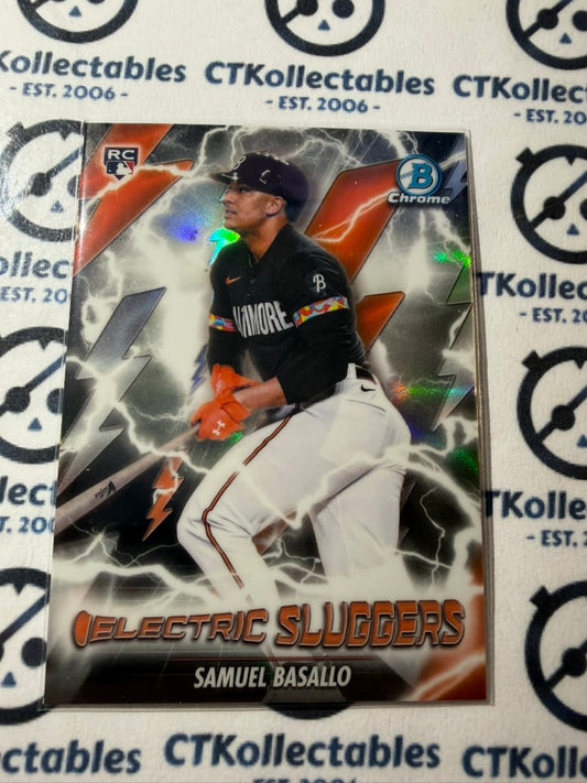 2026 Bowman Electric Sluggers ES-10 Samuel Basallo RC Orioles