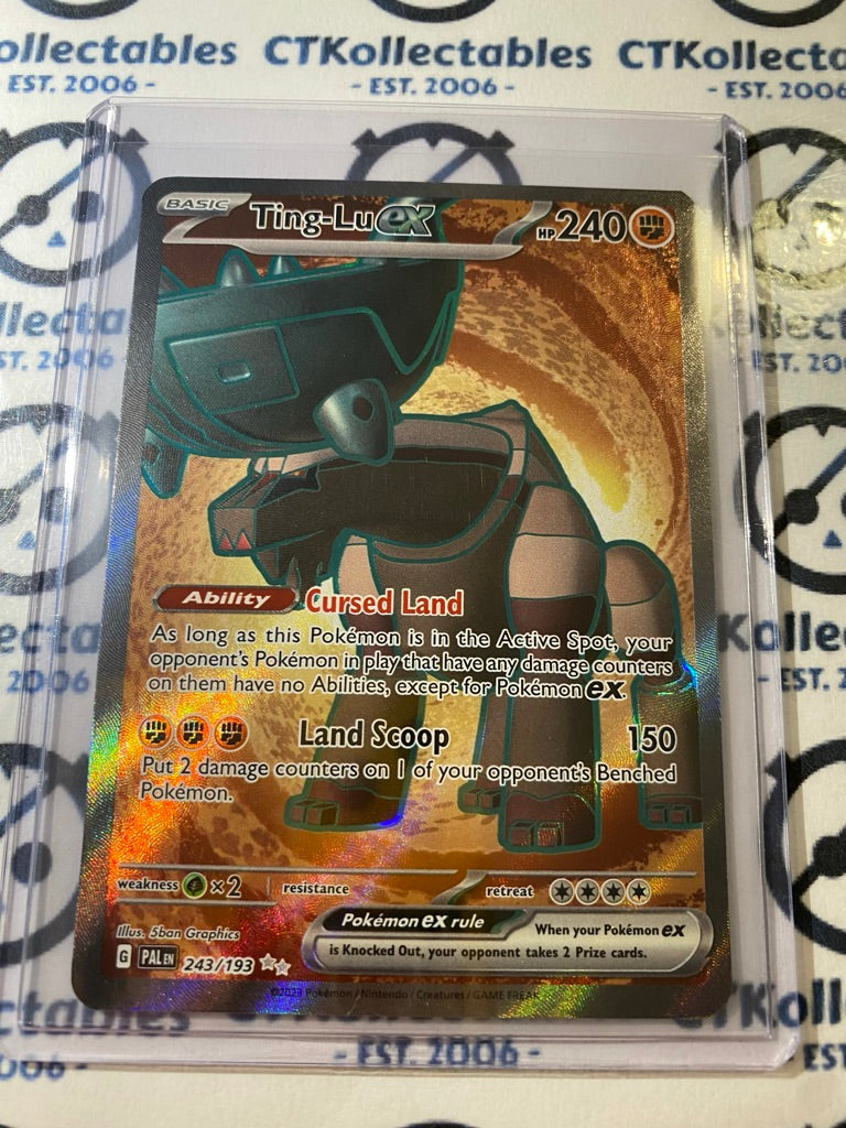 Ting-Lu Ex Full Art #243/193 2023 Scarlet & Violet Paldea Evolved Poke