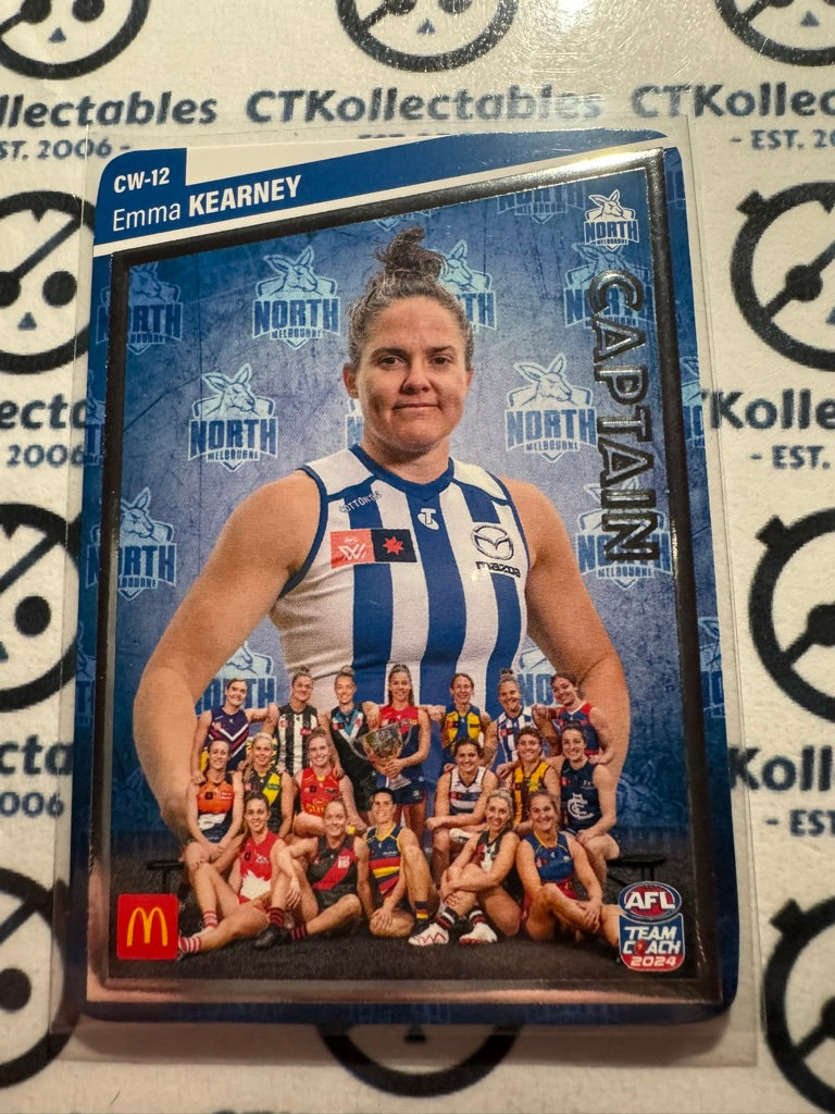 2024 AFL Teamcoach Maccas Captain Silver - Emma Kearney CW-12 Kangaroos