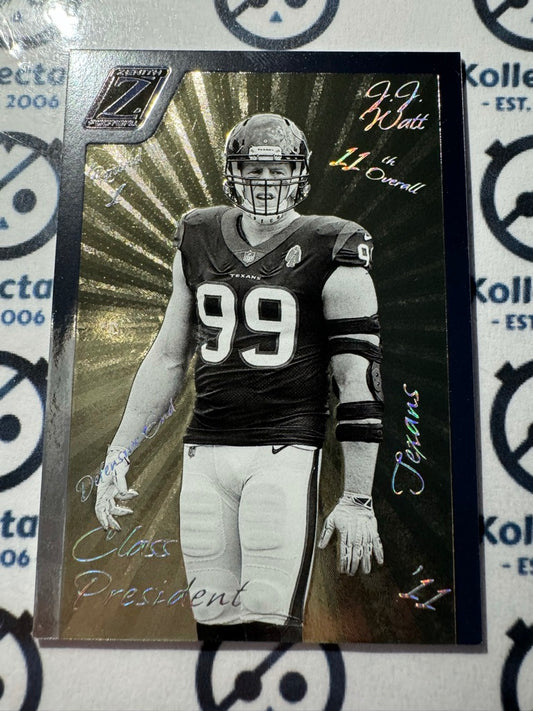 2022 NFL Panini ZENITH Football J.J Watt Class President CP-2011 Texans