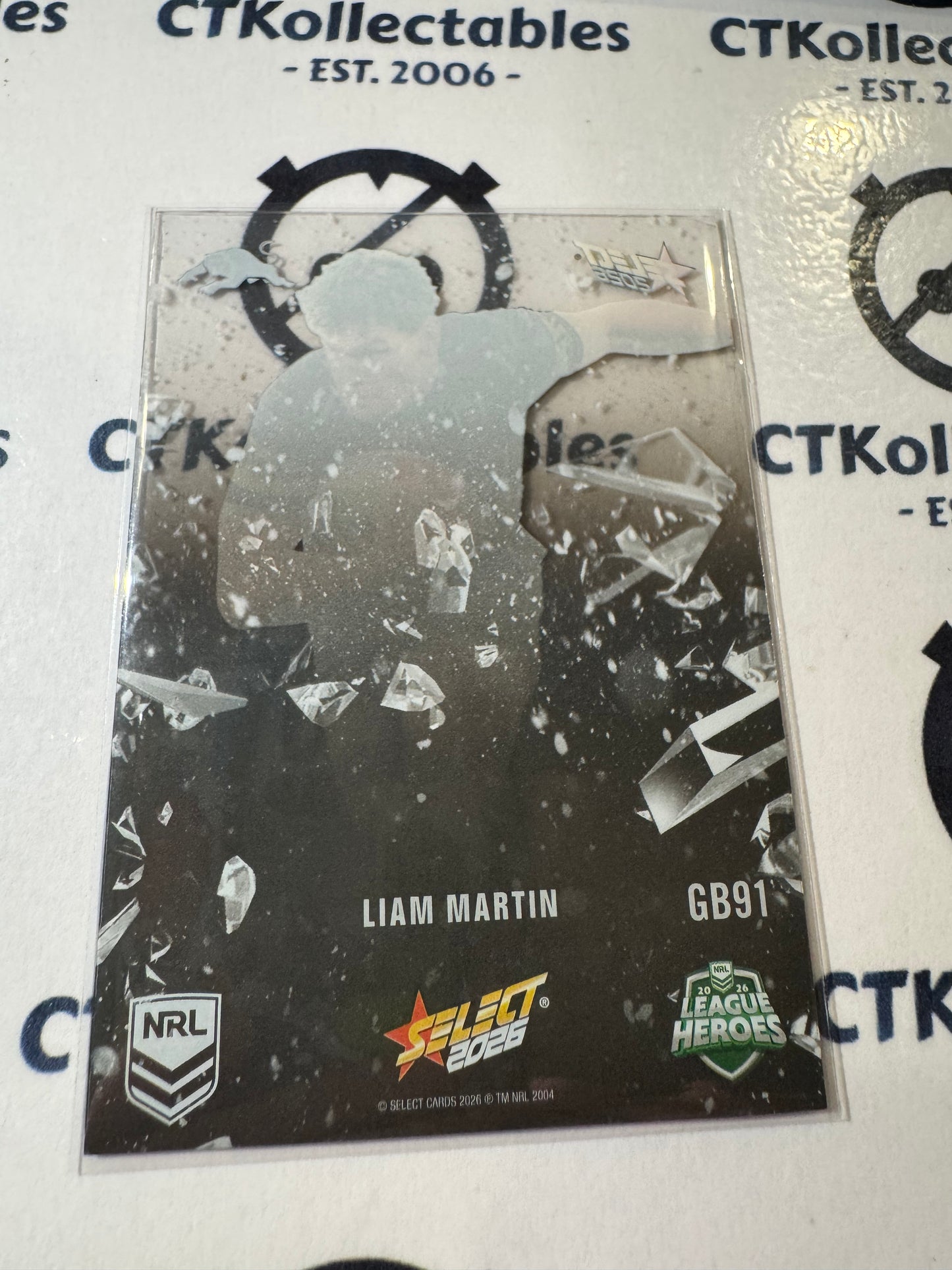 2026 Select NRL League Heroes Game Breakers #GB91 Liam Martin Panthers