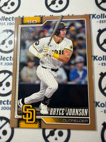 2026 Topps Series 2 - Bryce Johnson Gold #1967/2026 Padres #403