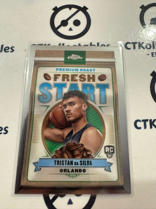 2024/25 Topps NBA Chrome Tristan Da Silva Fresh Start #FS-11 Magic