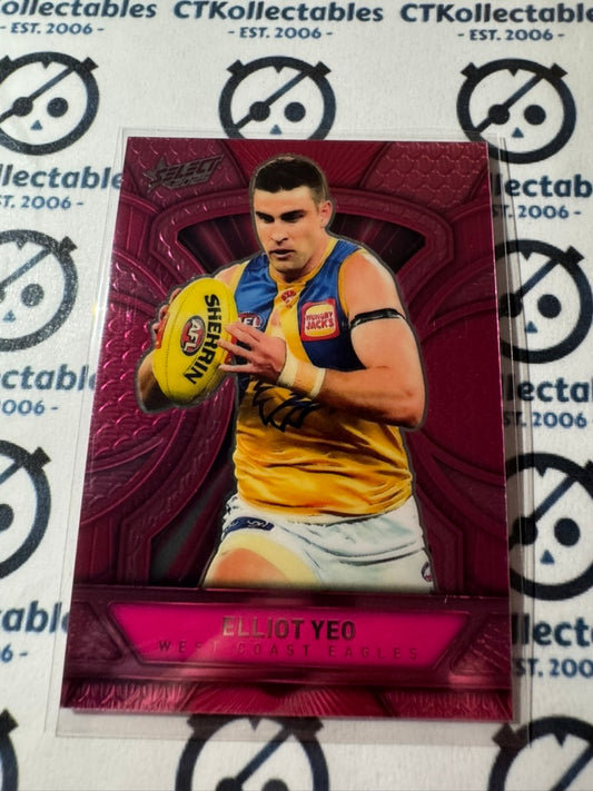 2025 AFL Footy Stars Luminous Elliot Yeo #LDP85 Dragon Scales PINK