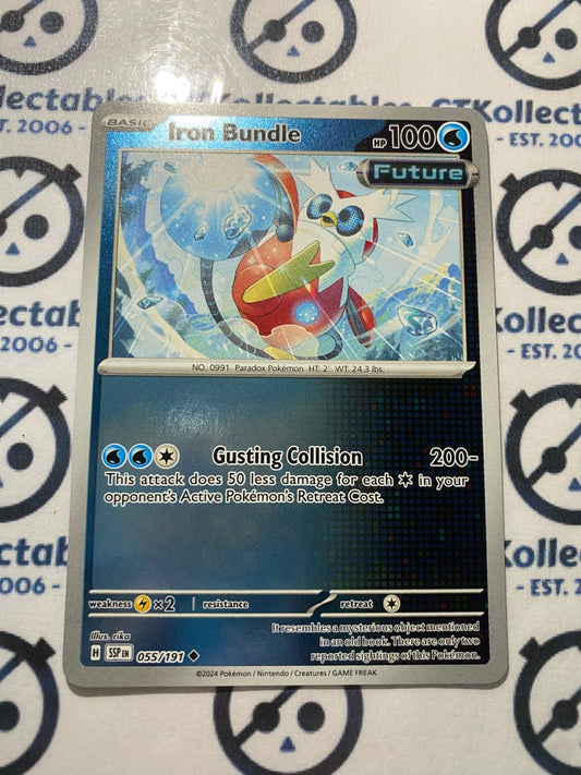 Iron Bundle Reverse Holo #055/191 Surging Sparks Pokémon TCG 2024