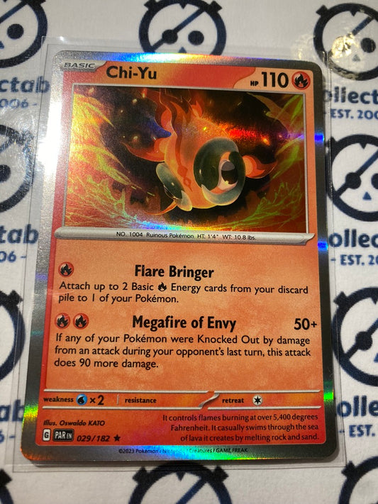 Chi-yu Holo Rare #029/182 2023 Scarlet & Violet Paradox Rift Pokémon