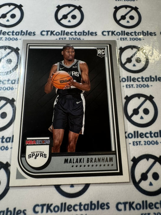 2022-23 NBA Panini Hoops Malaki Branham Rookie Card RC #250 Spurs