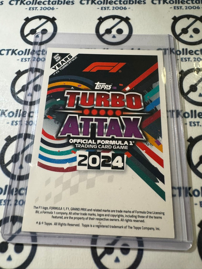 2024 Topps Turbo Attax F1 - OSCAR PIASTRI SIGNATURE STYLE #45 MCLAREN (Copy)