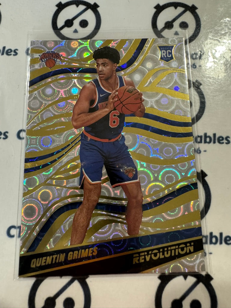 2021-22 NBA Panini Revolution Quentin Grimes GROOVE Rookie Card #140