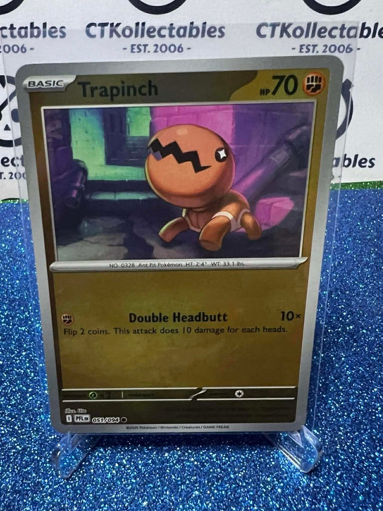 Trapinch Reverse Holo 051/094 Phantasmal Flames Pokemon