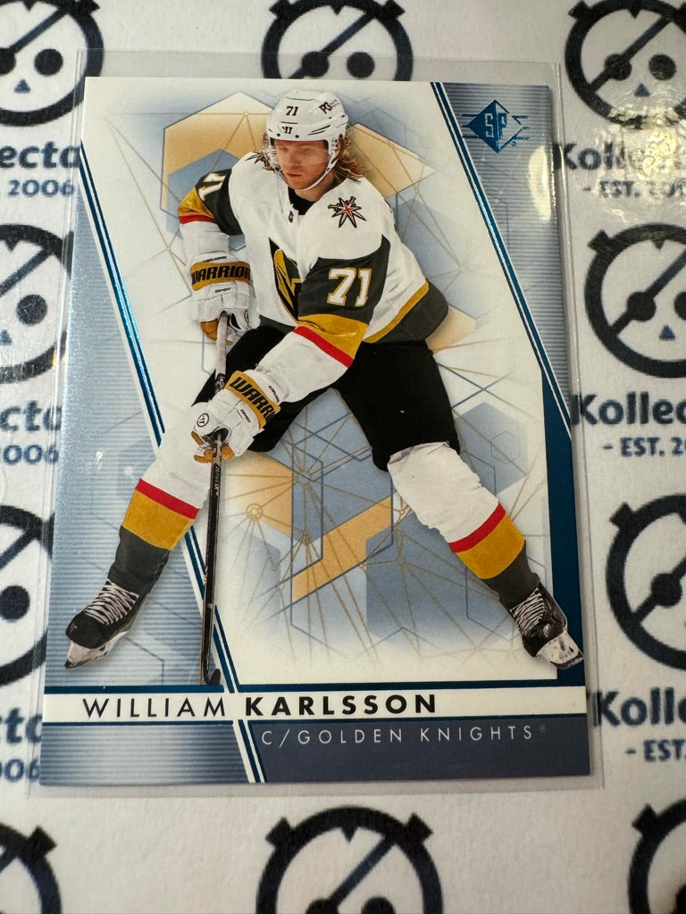 2022-23 NHL SP Hockey William Karlsson Blue Parallel #62 Golden Knights