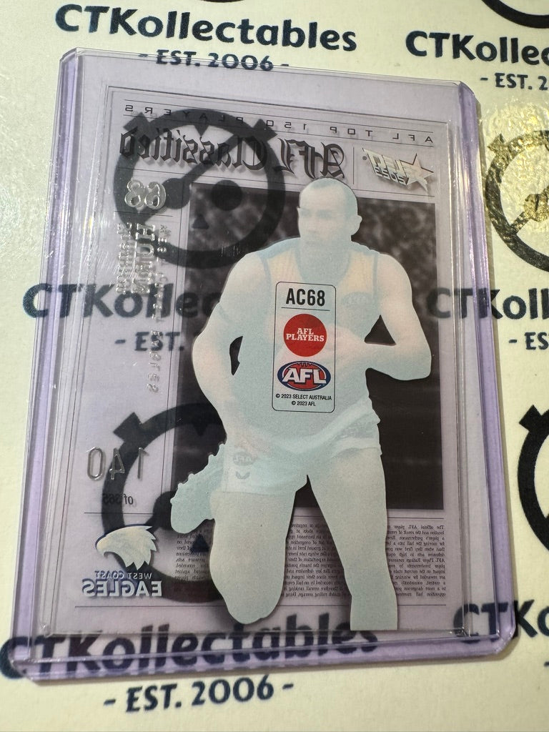 2023 AFL Footy Stars Shannon Hurn AC68 Classified #140/365 Eagles