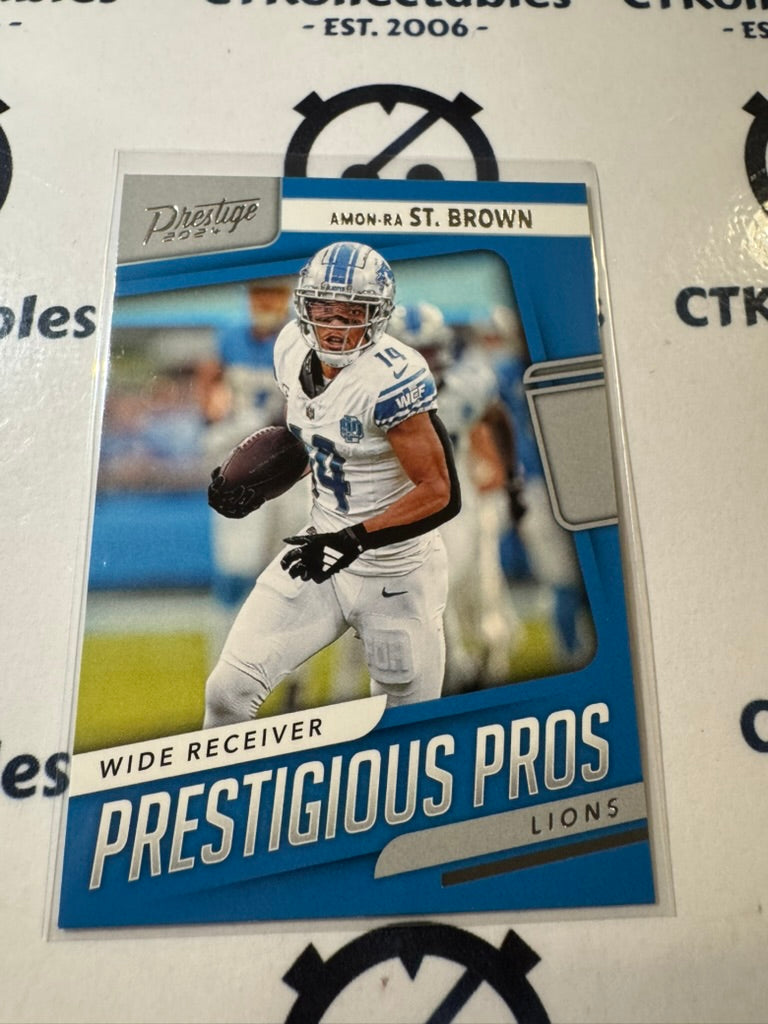2024 NFL Prestige Amon-Ra St. Brown Prestigious Pros #PP-ASB Lions