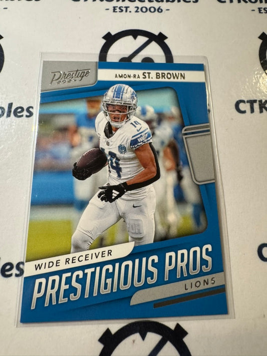 2024 NFL Prestige Amon-Ra St. Brown Prestigious Pros #PP-ASB Lions