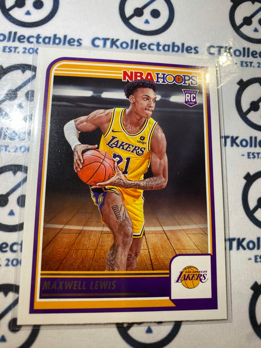 2023-24 Panini NBA HOOPS Maxwell Lewis rookie card RC #239 Lakers