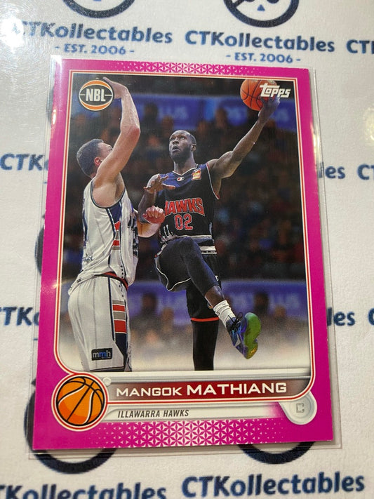 2022-23 Topps NBL Basketball Pink Mangok Mathiang #13/75