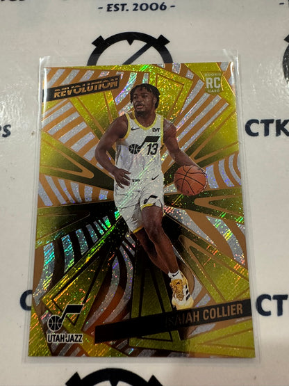 2024-25 Panini NBA Revolution Isaiah Collier rookie Card #144 Jazz