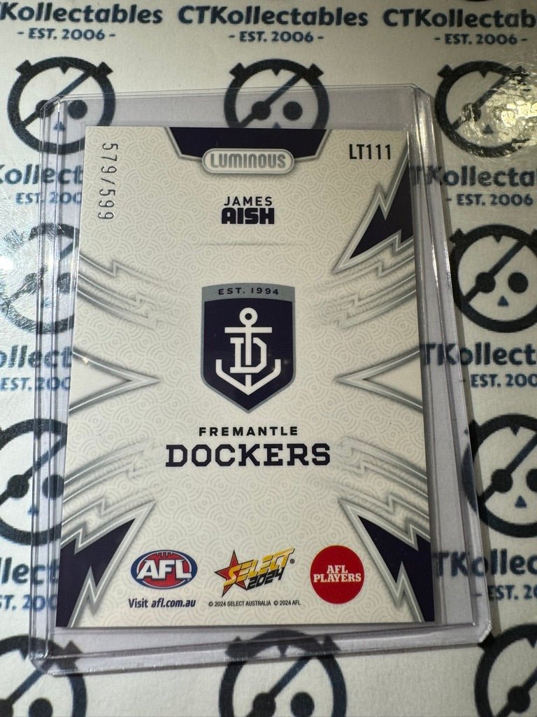 2024 AFL Footy Stars Thunderbolt LT111 James Aish #579/599 Dockers