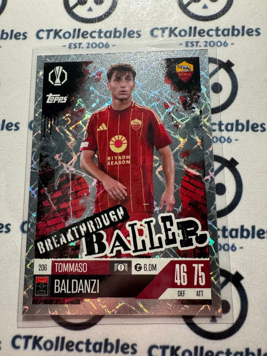 24/25 TOPPS MATCH ATTAX Tommaso Baldanzi Breakthrough Baller #206
