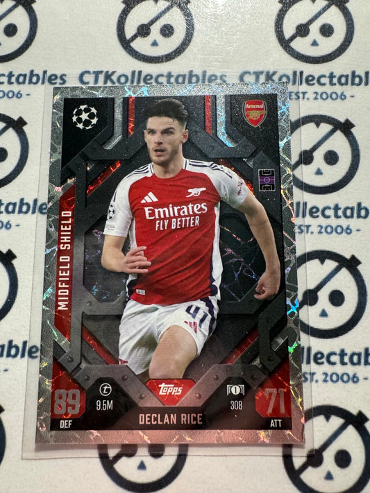 24/25 TOPPS MATCH ATTAX Declan Rice Midfield Shield #308