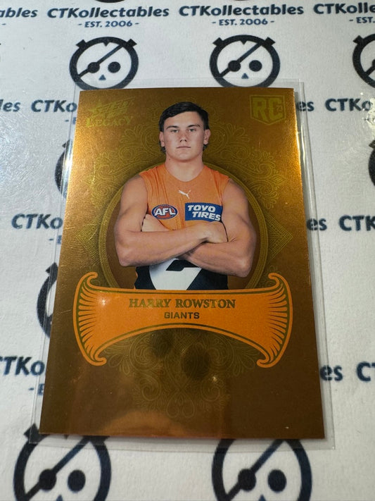 2023 AFL Legacy Harry Rowston LP197 Legacy Plus #143/425 GWS