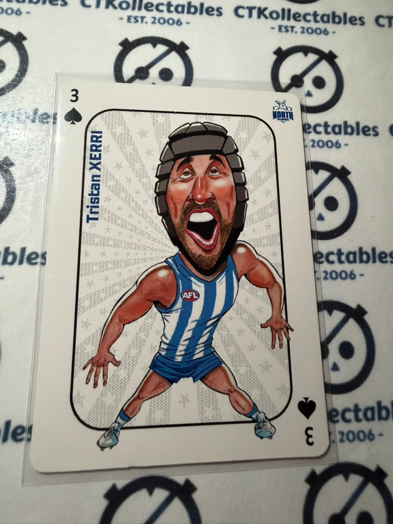 2026 Teamcoach AFL Wildcard Playing Cards Tristan Xerri Kangaroos