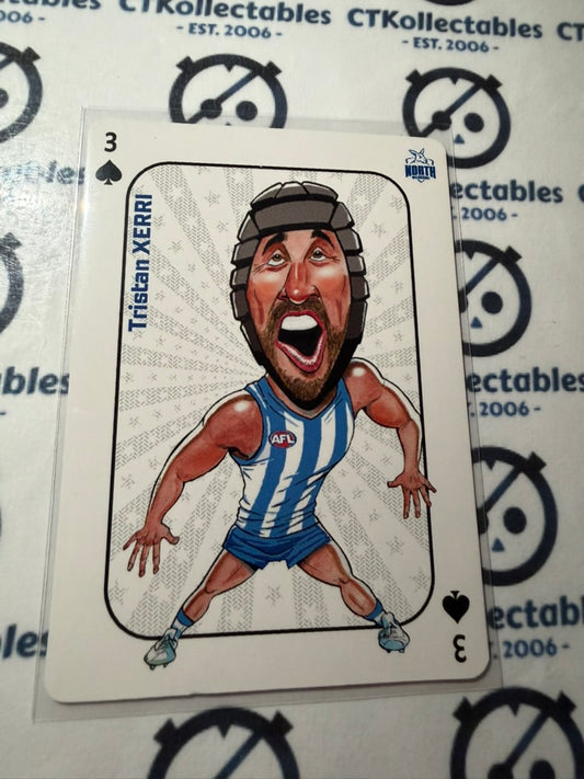 2026 Teamcoach AFL Wildcard Playing Cards Tristan Xerri Kangaroos