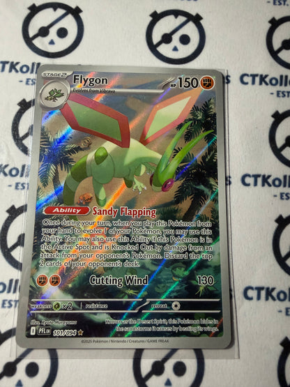 Flygon Illustration Rare #101/094 Phantasmal Flames Pokemon
