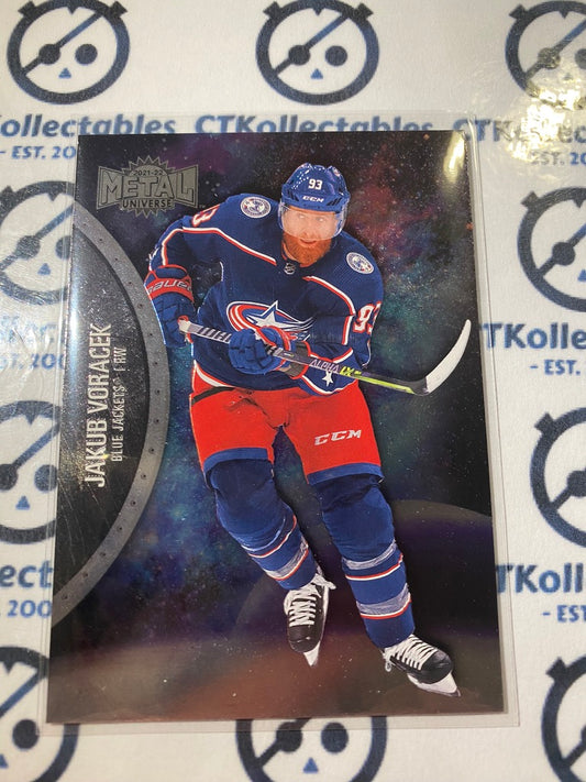 2021/22 Skybox NHL Metal Universe Base Jakub Voracek #36 Blue Jackets