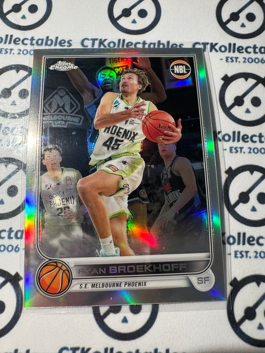 2022-23 Topps NBL Chrome Ryan Broekhoff Refractor #72 Phoenix