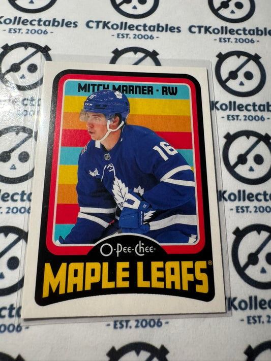 2024-25 O-Pee-Chee Hockey RETRO #523 Mitch Marner Toronto Maple Leafs
