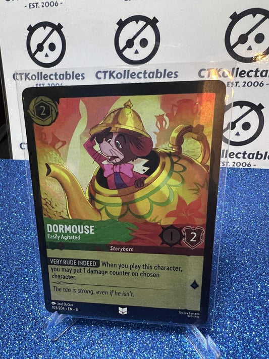 Disney Lorcana -Reign of Jafar FOIL-103/204 Dormouse - Easily Agitated