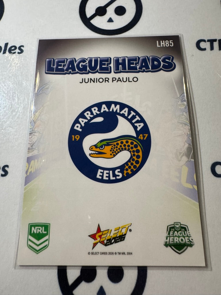 2026 Select NRL League Heroes League Heads #LH85 Junior Paulo Eels