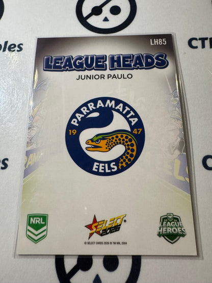 2026 Select NRL League Heroes League Heads #LH85 Junior Paulo Eels