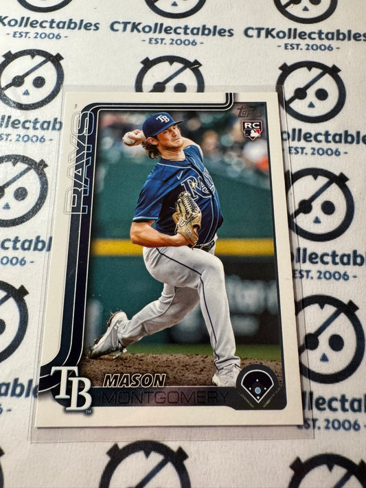 2025 Topps Series 2 Baseball Mason Montgomery rookie RC #369 Tampa Rays