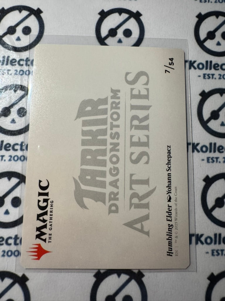 MTG Tarkir Dragonstorm 7/54 Humbling Elder Art Series