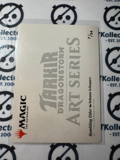 MTG Tarkir Dragonstorm 7/54 Humbling Elder Art Series