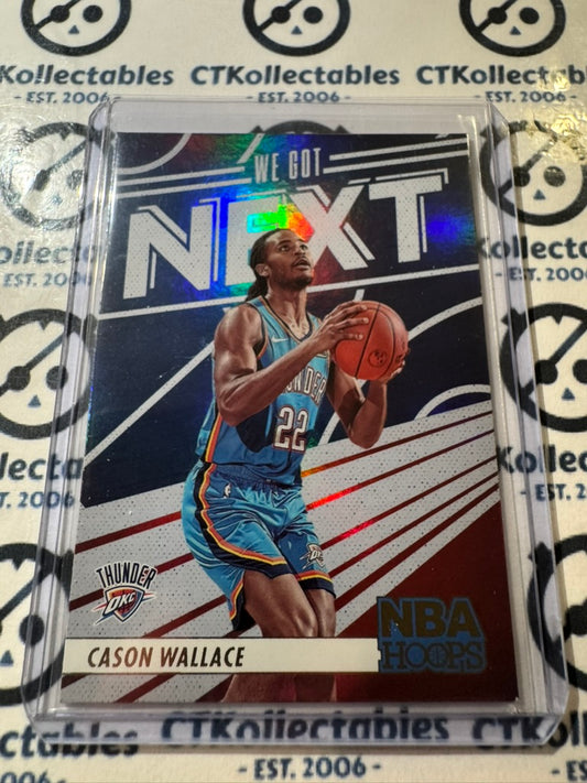 2023-24 NBA Panini Hoops Cason Wallace We Got Next Holo #21 OKC