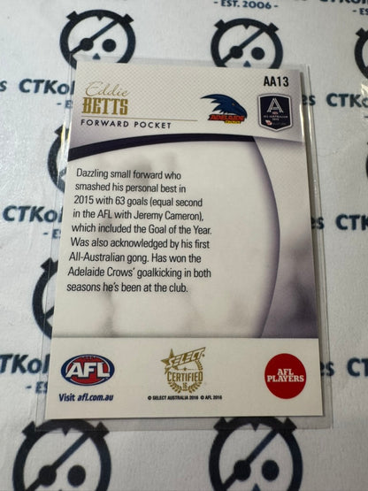 2016 AFL Select Certified Eddie Betts All Australian #AA13 Crows