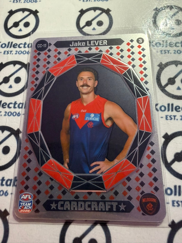 2026 Teamcoach AFL CARDCRAFT CC-11 Jake Lever Portrait Demons