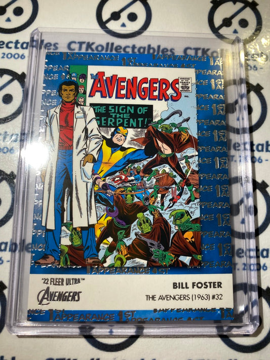 2022 Fleer Ultra Avengers 1st Appearance Bill Foster Base #FA-2